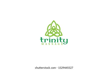 PREMIUM DESIGN, SPA OR MASSAGE TRINITY  VECTOR LOGO