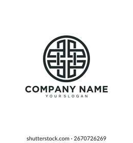 Mandala de Plantilla de logotipo de Vector de diseño de Premium