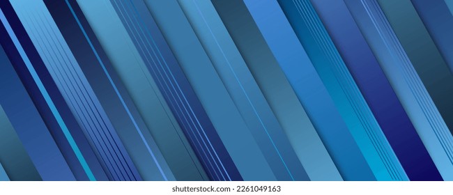 Premium diagonal line abstract colorful background with dynamic shadow. Vector illustration.