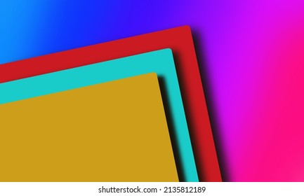 Premium diagonal lines abstract colorful background with dynamic shadows. Vector illustration. banner