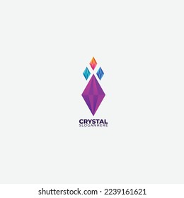 premium diamond design gradient colorful 