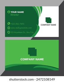 Premium Director Business Card Design for Corporate Leaders