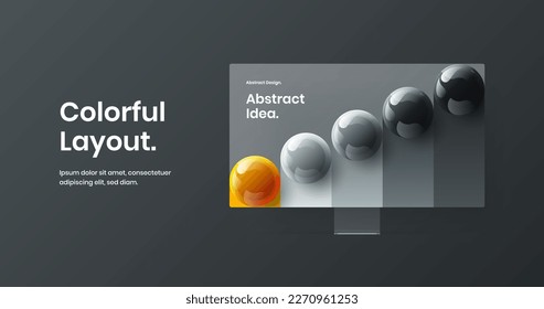 Ilustración de pantalla del sitio web de simulación de pantalla premium. Impresionante plantilla vectorial de diseño de pancartas.