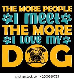 Premium Dog Design vector illustration format that are perfect for t-shirt, coffee mug, poster, cards, pillow cover, sticker, Canvas design, and Musk design.
