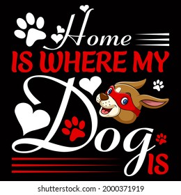 Premium Dog Design vector illustration format that are perfect for t-shirt, coffee mug, poster, cards, pillow cover, sticker, Canvas design, and Musk design.
