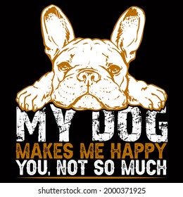 Premium Dog Design vector illustration format that are perfect for t-shirt, coffee mug, poster, cards, pillow cover, sticker, Canvas design, and Musk design.
