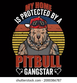 Premium Dog Design vector illustration format that are perfect for t-shirt, coffee mug, poster, cards, pillow cover, sticker, Canvas design, and Musk design.
