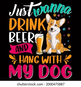 Premium Dog Design vector illustration format that are perfect for t-shirt, coffee mug, poster, cards, pillow cover, sticker, Canvas design, and Musk design.
