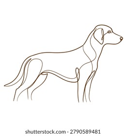 Premium Dog Silhouette Vector Collection – Cute Puppy, Loyal Pet, Canine Breed Illustration, Standing Running Sitting Dog Outline, Black and White Animal Logo Icon Isolated Design