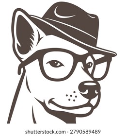 Premium Dog Silhouette Vector Collection – Cute Puppy, Loyal Pet, Canine Breed Illustration, Standing Running Sitting Dog Outline, Black and White Animal Logo Icon Isolated Design