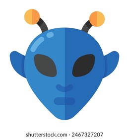 A premium download icon of alien