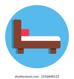 Premium download icon of bed