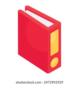 A premium download icon of binder