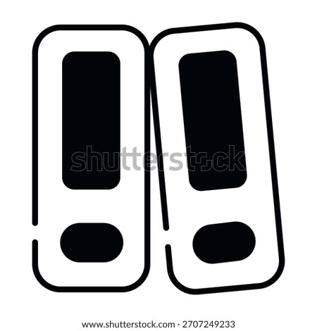 A premium download icon of binders
