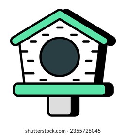 A premium download icon of birdhouse