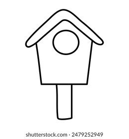 Premium download icon of birdhouse 

