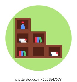 Premium download icon of books rack