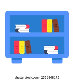 Premium download icon of books rack