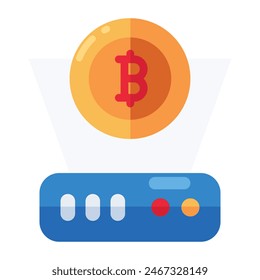 icono de Descarga de Premium del proyector btc