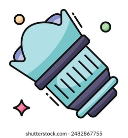 Premium download icon of camera lens hood