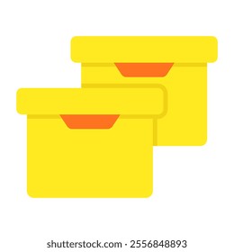 Premium download icon of cartons