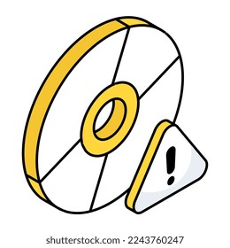Premium-Download-Symbol des CD-Fehlers 
