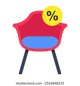 Premium download icon of chair discount