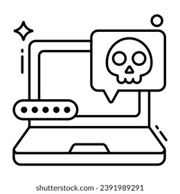 Premium download icon of chat hacking 