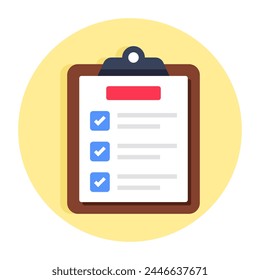 Premium download icon of checklist