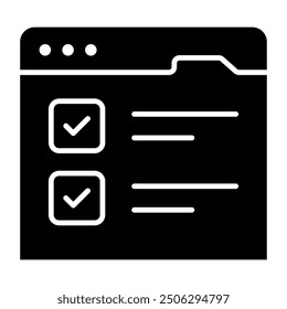 Premium download icon of checklist 