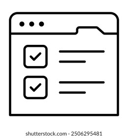 Premium download icon of checklist 