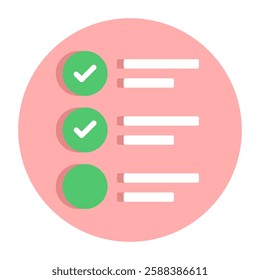 Premium download icon of checklist