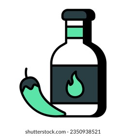 Premium download icon of chili sauce