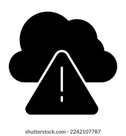 Premium download icon of cloud error