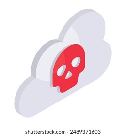 Icono de Descarga de Premium de hacking en la nube