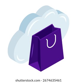 Icono de Descarga de Premium de compras en la nube