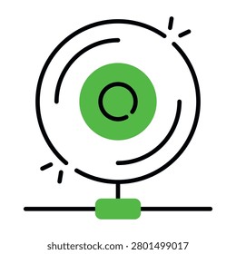 Premium download icon of compact disc