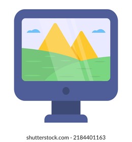 Premium download icon of computer wallpaper