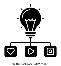 Icono de descarga premium de red creativa 