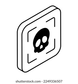 Icono de descarga premium de peligro 