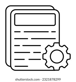 Un icono de descarga premium para la administración de documentos 