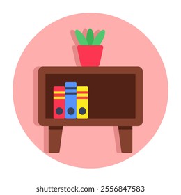 Premium download icon of drawer table