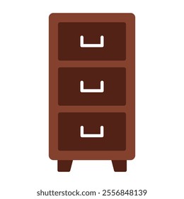 Premium download icon of drawer table