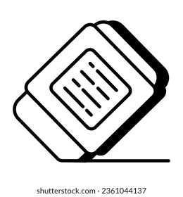Premium download icon of eraser 