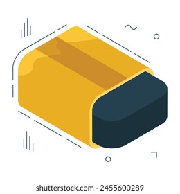 Premium download icon of eraser 

