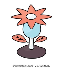 A premium download icon of flower