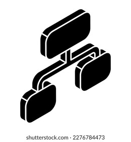 Premium download icon of folder network 