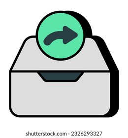 Premium download icon of forward arrow 