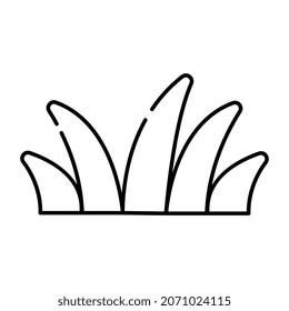 Ein Premium-Download-Symbol für Gras