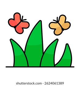 Premium download icon of grass
